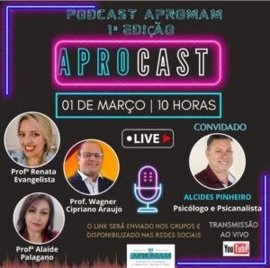 Leia mais sobre o artigo 1ª Edição – APROCAST -SOMOS FORTES, IREMOS EM FRENTE, MAS ESTAMOS CANSADOS – PSICÓLOGO ALCIDES PINHEIRO
