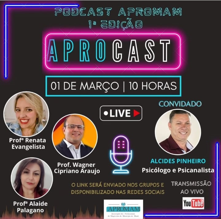 Leia mais sobre o artigo 1ª Edição – APROCAST -SOMOS FORTES, IREMOS EM FRENTE, MAS ESTAMOS CANSADOS – PSICÓLOGO ALCIDES PINHEIRO