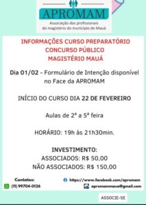Leia mais sobre o artigo Curso Preparatório Concurso Público Magistério Mauá