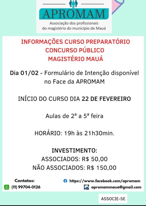 Leia mais sobre o artigo Curso Preparatório Concurso Público Magistério Mauá