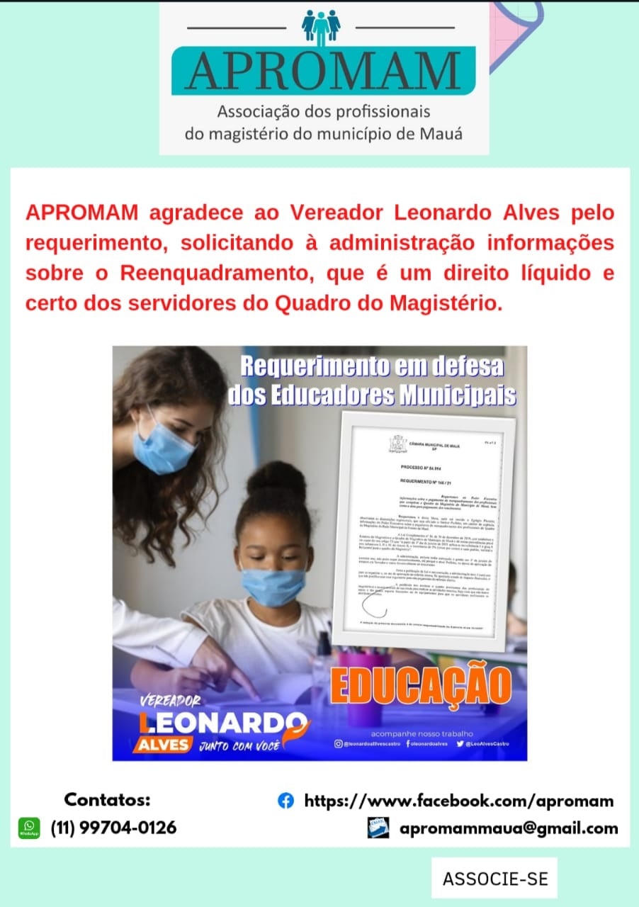 Leia mais sobre o artigo Agradecimento Vereador Leonardo Alves