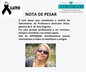 Leia mais sobre o artigo NOTA DE PESAR