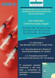 Leia mais sobre o artigo Reagendamento da 2º dos da vacinação