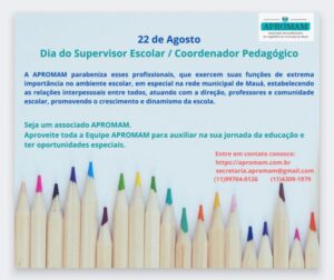 Leia mais sobre o artigo Dia do Supervisor Escolar/Coordenador Pedagógico