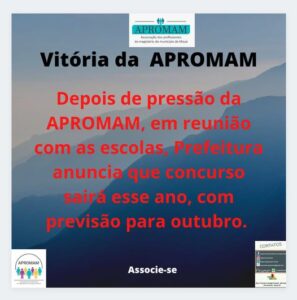 Leia mais sobre o artigo Vitória da APROMAM