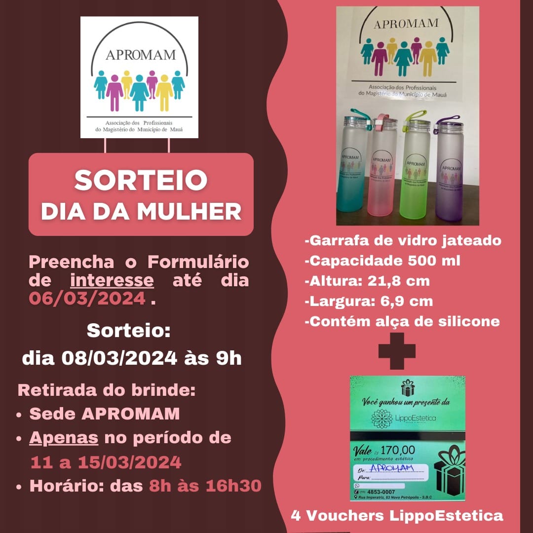 Leia mais sobre o artigo Sorteio Dia da Mulher para nossas Associadas.