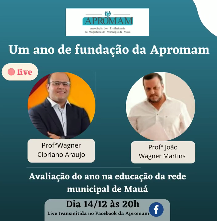 Leia mais sobre o artigo LIVE: um ano de fundação da APROMAM