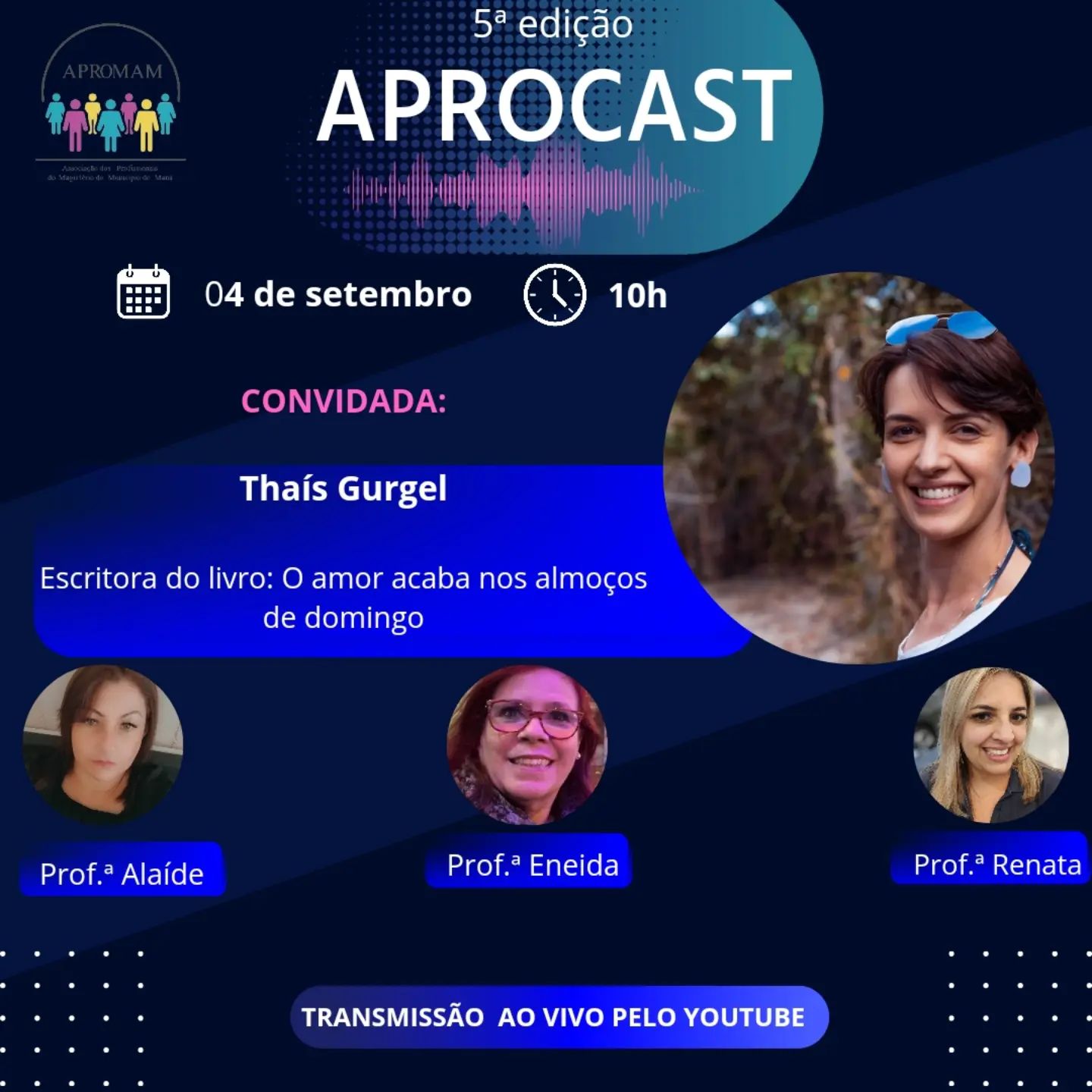 Leia mais sobre o artigo 5ª Edicão – BATE-PAPO COM A ESCRITORA THAÍS GURGEL