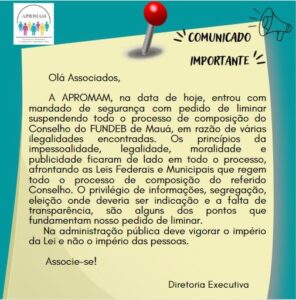 Leia mais sobre o artigo Comunicado importante!
