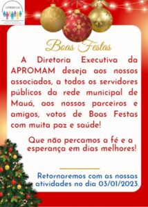 Leia mais sobre o artigo BOAS FESTAS!