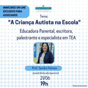 Leia mais sobre o artigo Minicurso on-line: A criança autista na escola