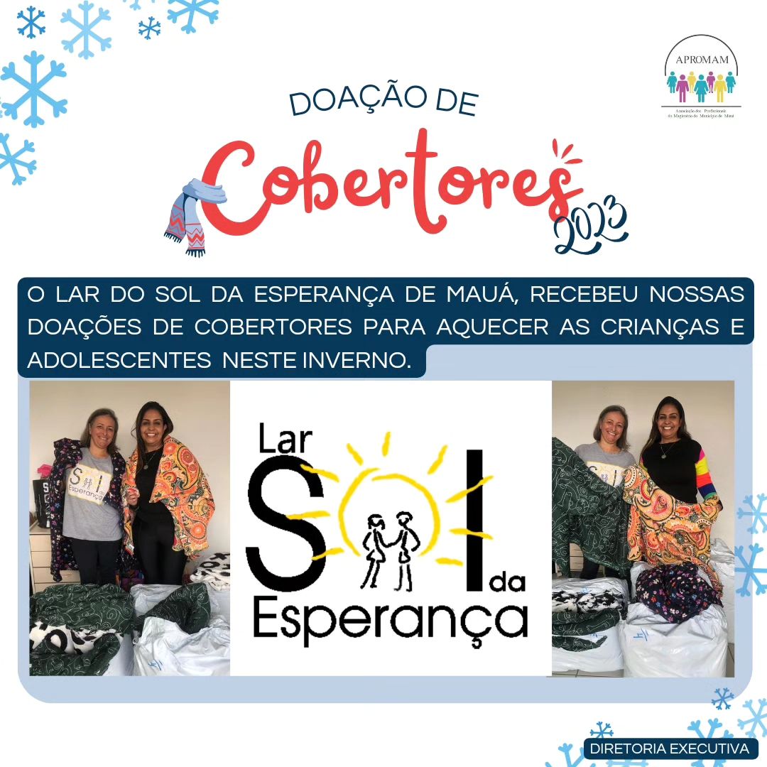 Leia mais sobre o artigo Doação de Cobertores!