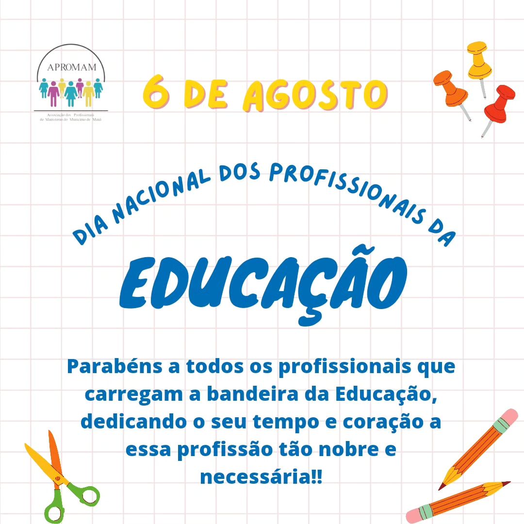 Leia mais sobre o artigo Dia Nacional dos Profissionais da Educação!