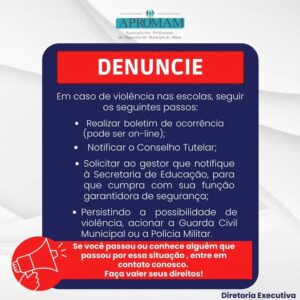 Leia mais sobre o artigo Denuncie!