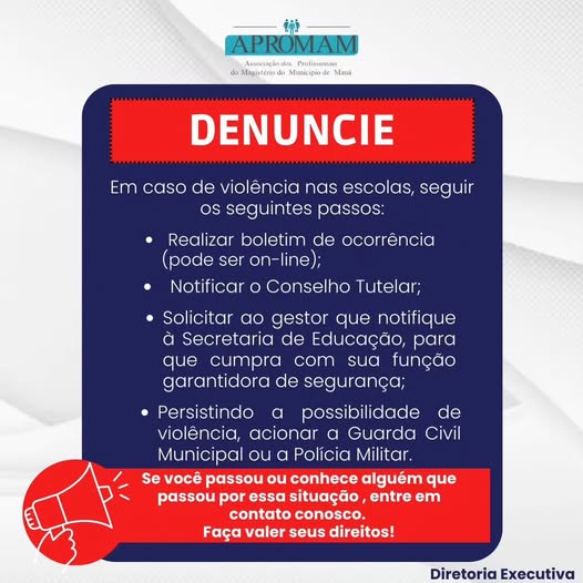 Leia mais sobre o artigo Denuncie!
