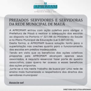 Leia mais sobre o artigo Prezados servidores e servidoras da rede municipal de Mauá