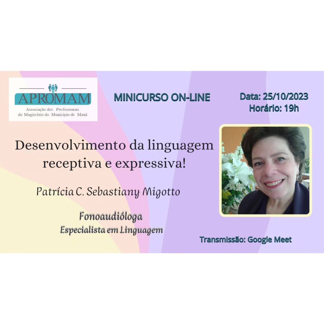 Leia mais sobre o artigo Minicurso On-line: Desenvolvimento da linguagem recptiva e expressiva!