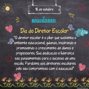 Leia mais sobre o artigo Dia do Diretor Escolar
