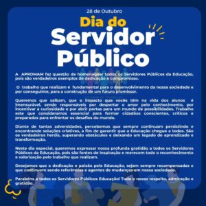 Leia mais sobre o artigo Dia do Servidor Público