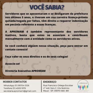 Leia mais sobre o artigo Você sabia?