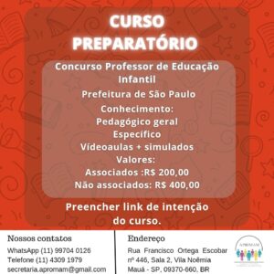 Leia mais sobre o artigo Curso Preparatório