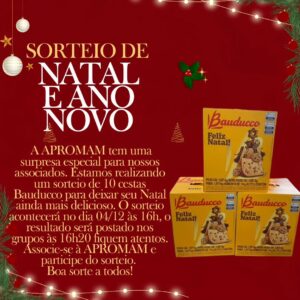 Leia mais sobre o artigo Sorteio de Natal e Ano Novo