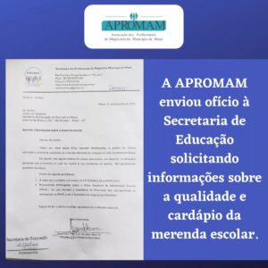 Leia mais sobre o artigo Informações sobre a qualidade e cardápio da merenda escolar