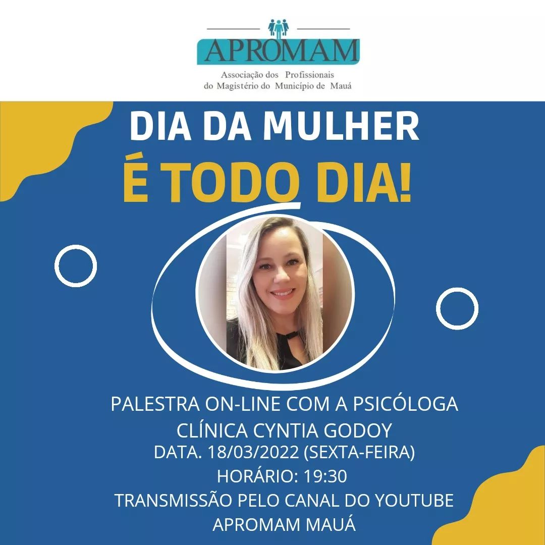 Leia mais sobre o artigo Palestra on-line “Dia da Mulher é Todo Dia”