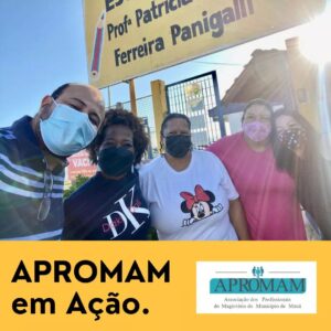 Leia mais sobre o artigo Hoje a APROMAM esteve presente na E.M Patrícia Martinelli Ferreira Panigalli acompanhando o retorno das crianças e monitorando a falta de funcionários.