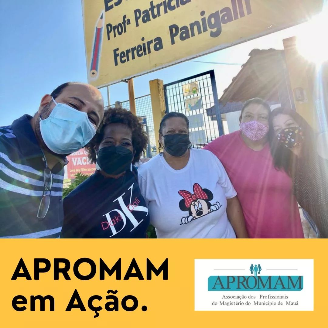 Leia mais sobre o artigo Hoje a APROMAM esteve presente na E.M Patrícia Martinelli Ferreira Panigalli acompanhando o retorno das crianças e monitorando a falta de funcionários.