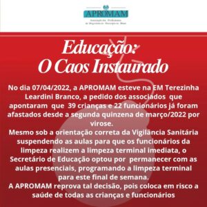 Leia mais sobre o artigo Educação: O caos instaurado