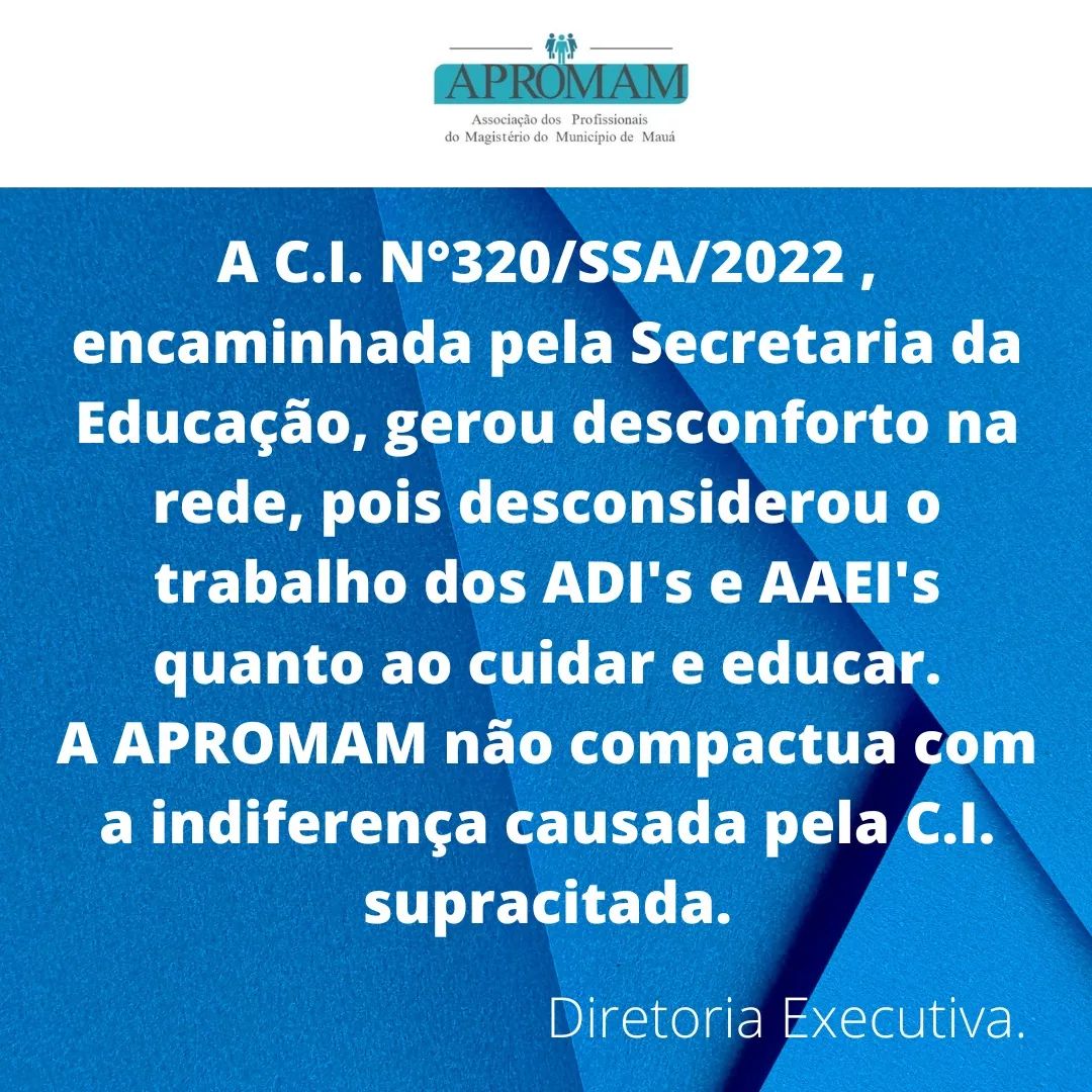 Leia mais sobre o artigo C.I. Nº320/SSA/2022