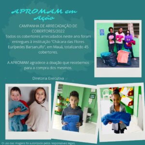 Leia mais sobre o artigo Campanha de Arrecadação de Cobertores 2022