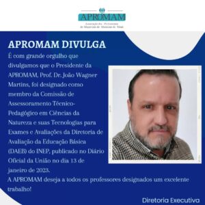 Leia mais sobre o artigo APROMAM Divulga: Prof. Dr. João Wagner Martins