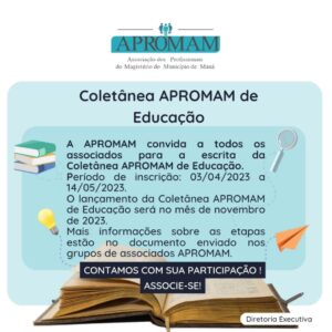 Leia mais sobre o artigo Coletânea APROMAM de Educação