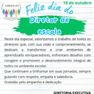 Leia mais sobre o artigo Feliz Dia do Diretor Escolar!