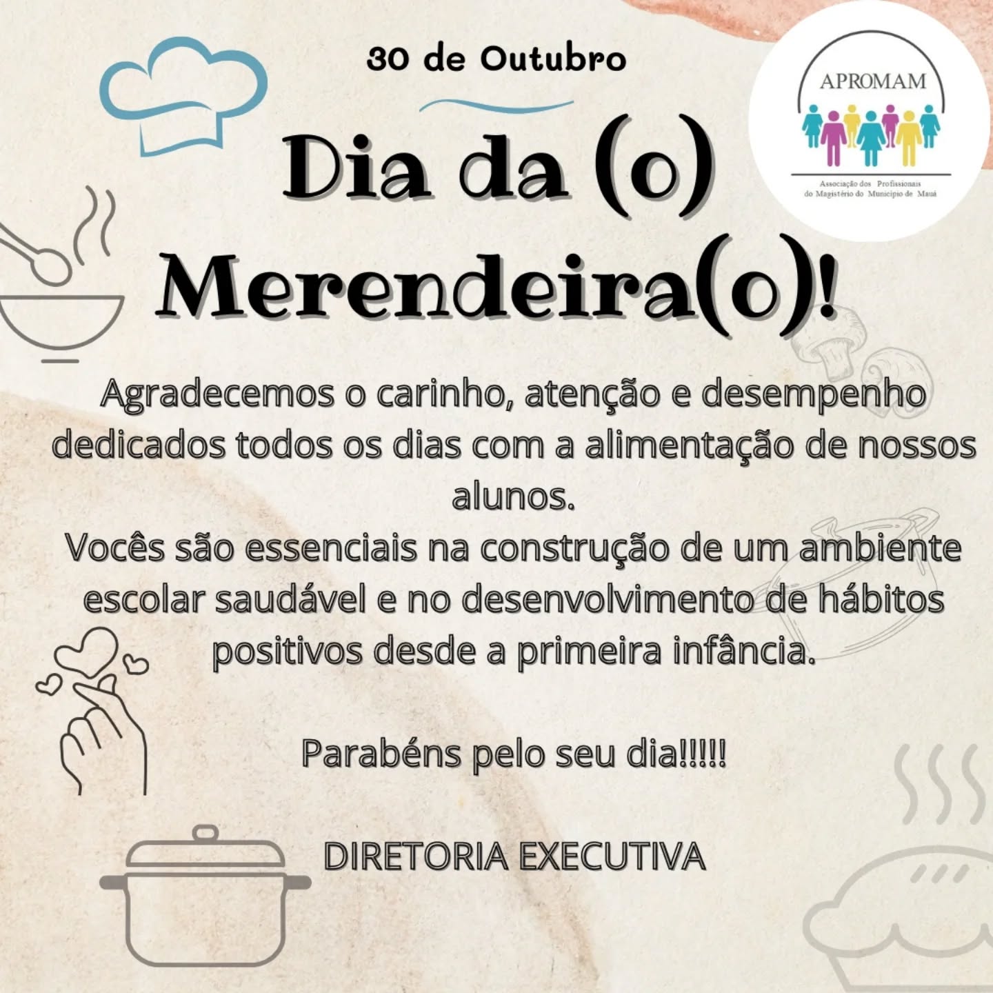 Leia mais sobre o artigo Dia da (o) Merendeira (o)!