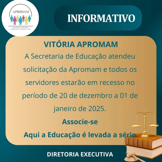 Leia mais sobre o artigo Vitória APROMAM!