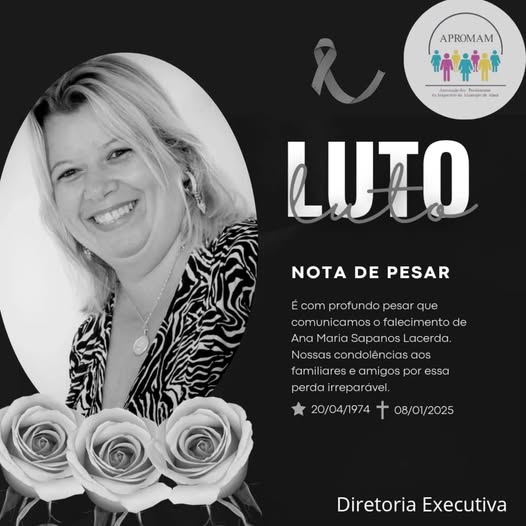 Leia mais sobre o artigo É com profundo pesar que recebemos a notícia do falecimento da professora Ana Maria Sapanos Lacerda. Nossas condolências aos familiares e amigos.