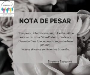 Leia mais sobre o artigo Nota de Pesar