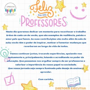 Leia mais sobre o artigo Feliz Dia dos Professores!