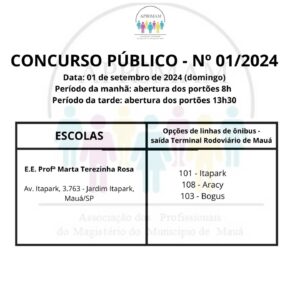 Leia mais sobre o artigo Concurso Público n°01/2024