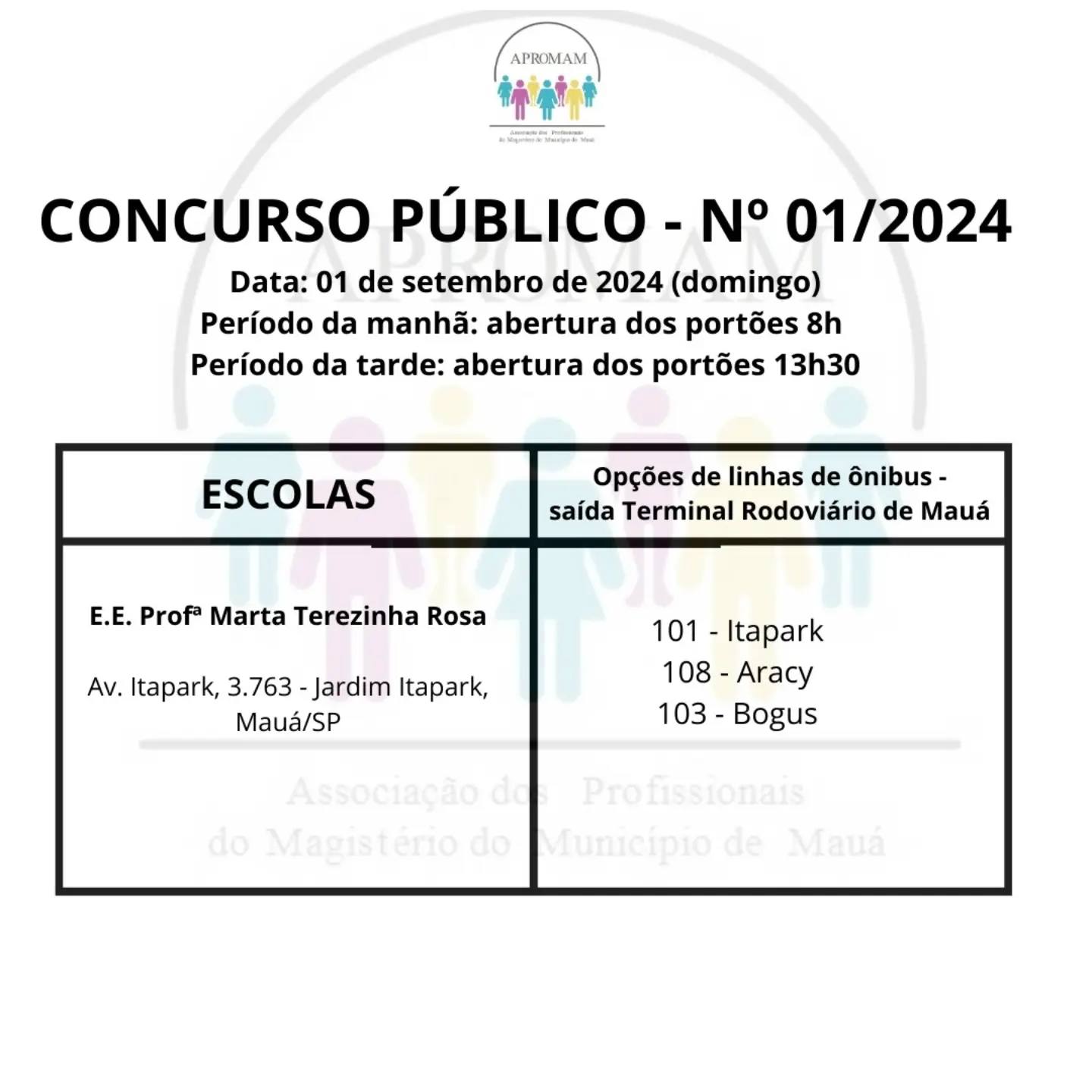 Leia mais sobre o artigo Concurso Público n°01/2024